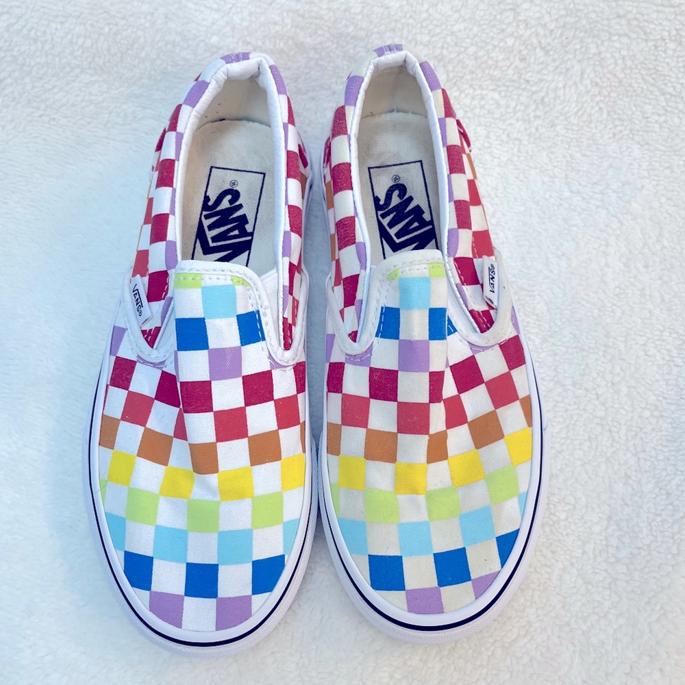 Rainbow Vans Classic Slip on